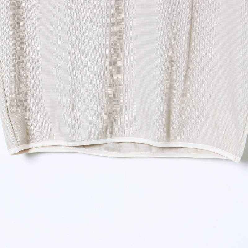 CURLY(꡼) SEED STITCH KNIT TEE Q/S