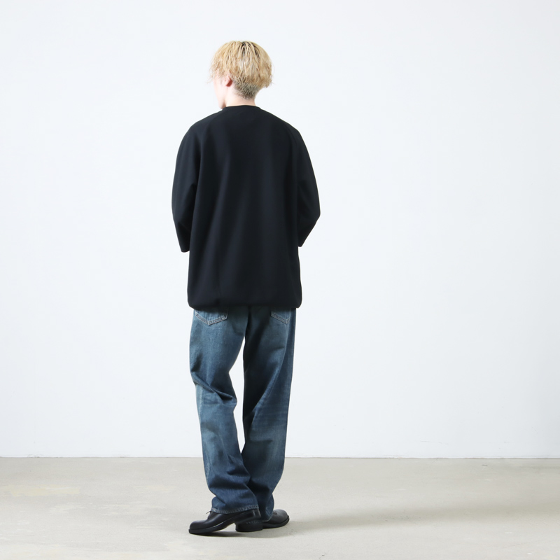 CURLY(꡼) SEED STITCH KNIT TEE Q/S