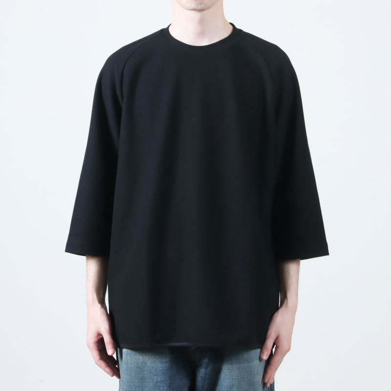 CURLY(꡼) SEED STITCH KNIT TEE Q/S