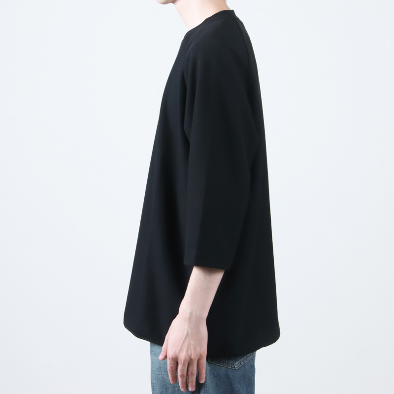 CURLY(꡼) SEED STITCH KNIT TEE Q/S