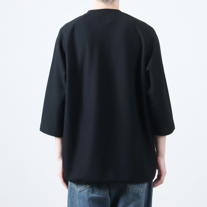 CURLY(꡼) SEED STITCH KNIT TEE Q/S