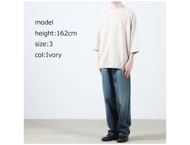CURLY(꡼) SEED STITCH KNIT TEE Q/S