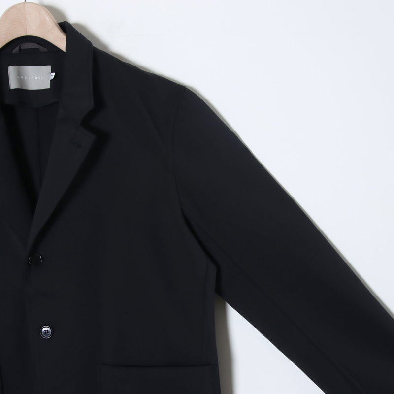 CURLY(꡼) SOLID DOUBLE-KNIT JACKET