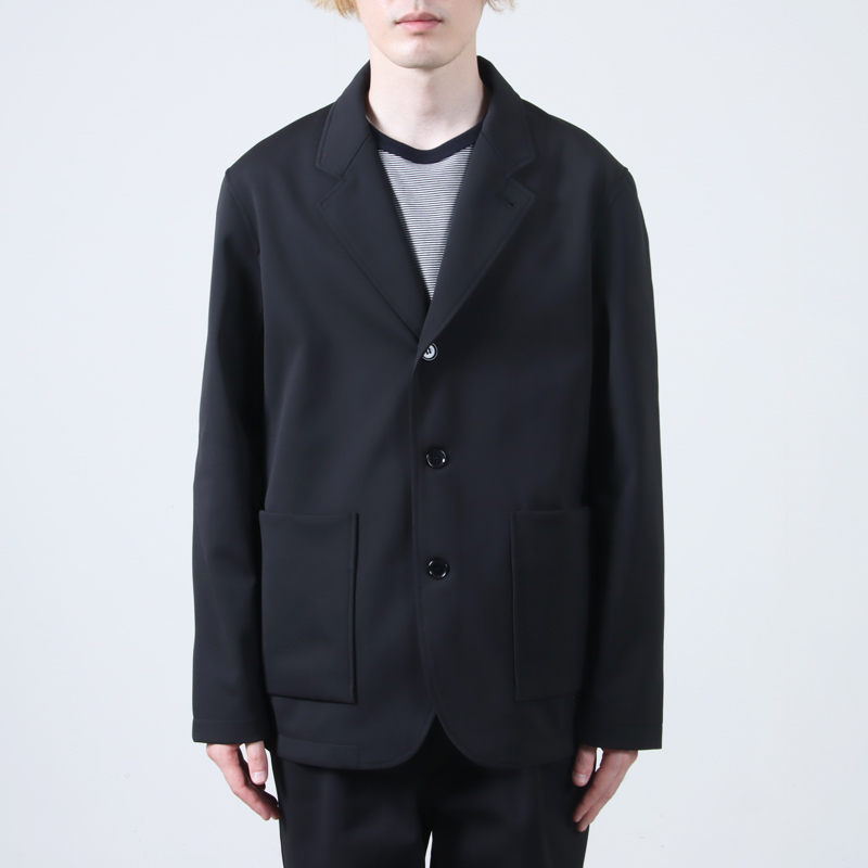 CURLY(꡼) SOLID DOUBLE-KNIT JACKET