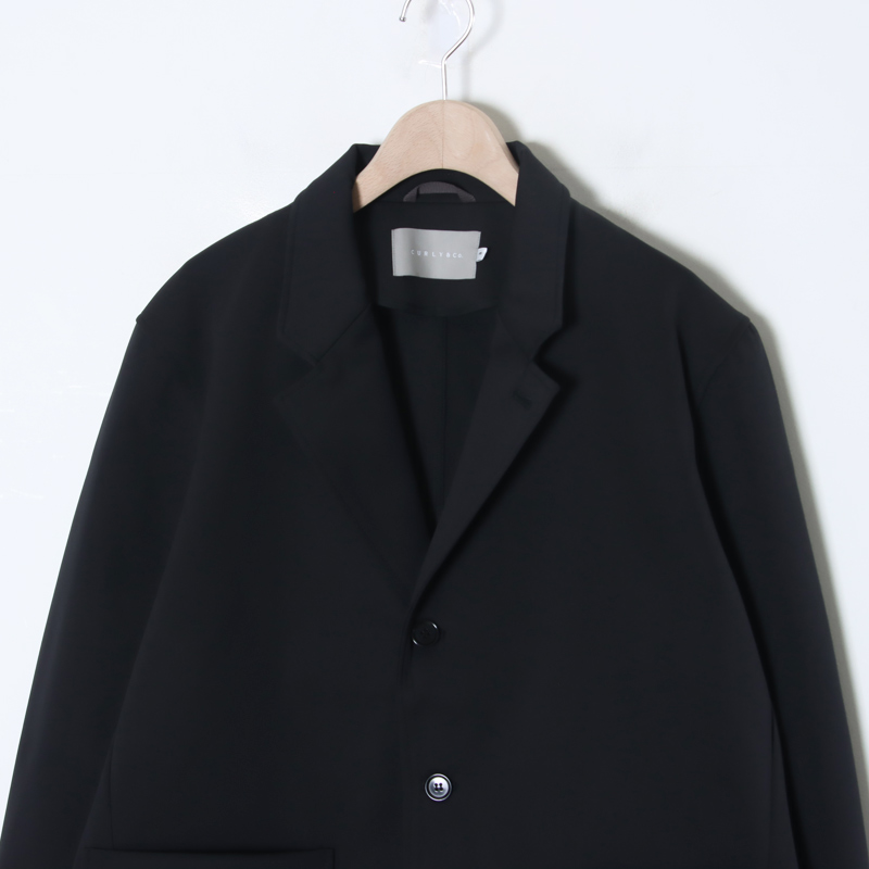 CURLY(꡼) SOLID DOUBLE-KNIT JACKET