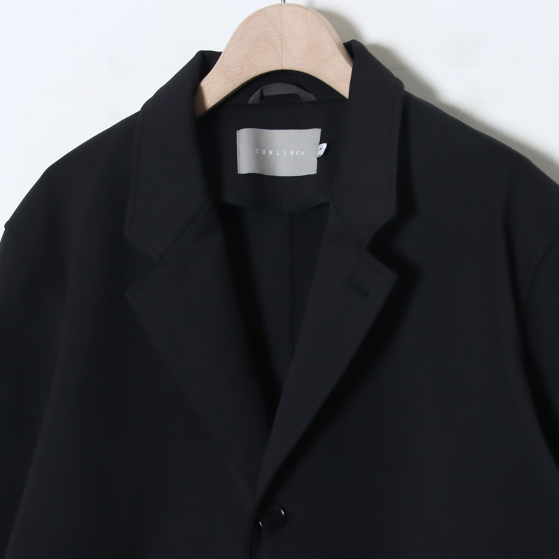 CURLY(꡼) SOLID DOUBLE-KNIT JACKET