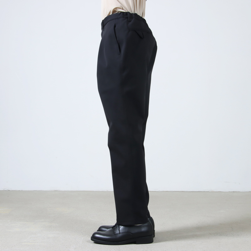 CURLY(꡼) SOLID DOUBLE-KNIT TAPERED PANTS