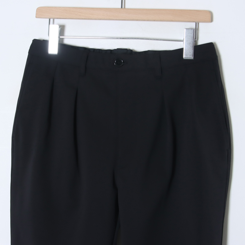 CURLY(꡼) SOLID DOUBLE-KNIT TAPERED PANTS