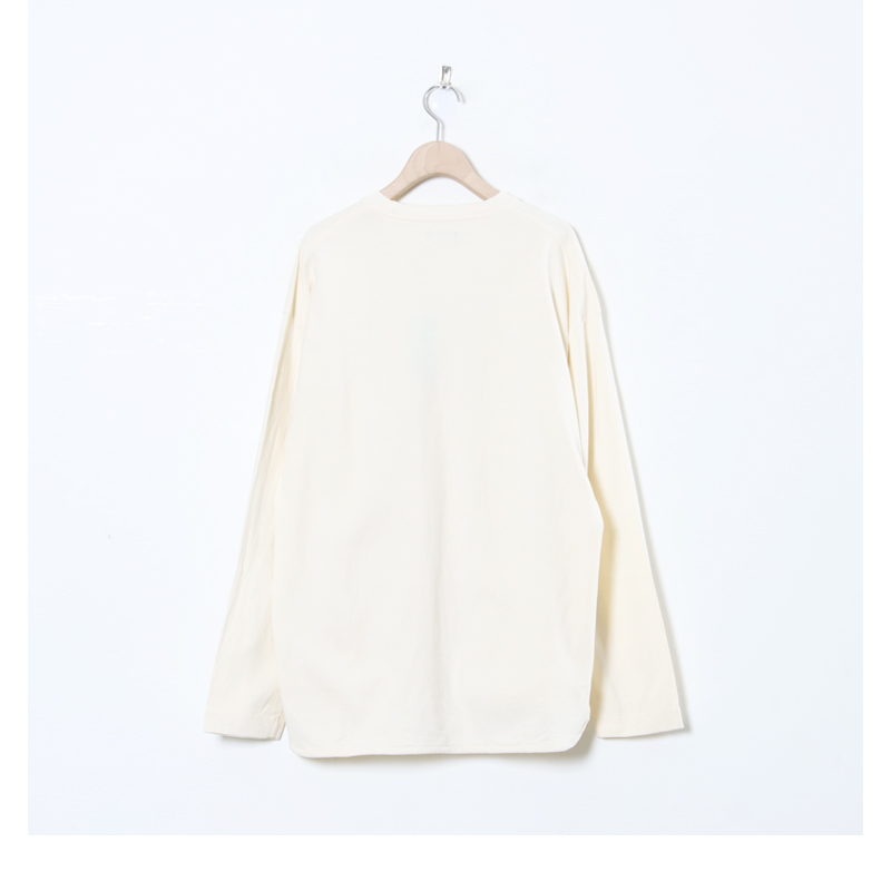 CURLY(꡼) AGED COTTON TEE L/S