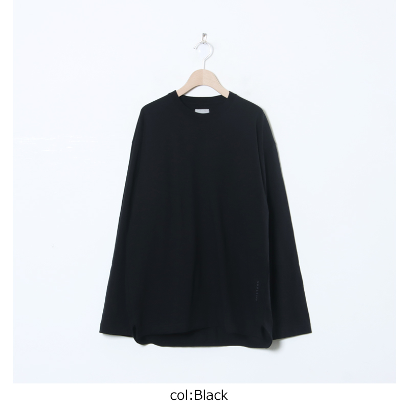 CURLY(꡼) AGED COTTON TEE L/S