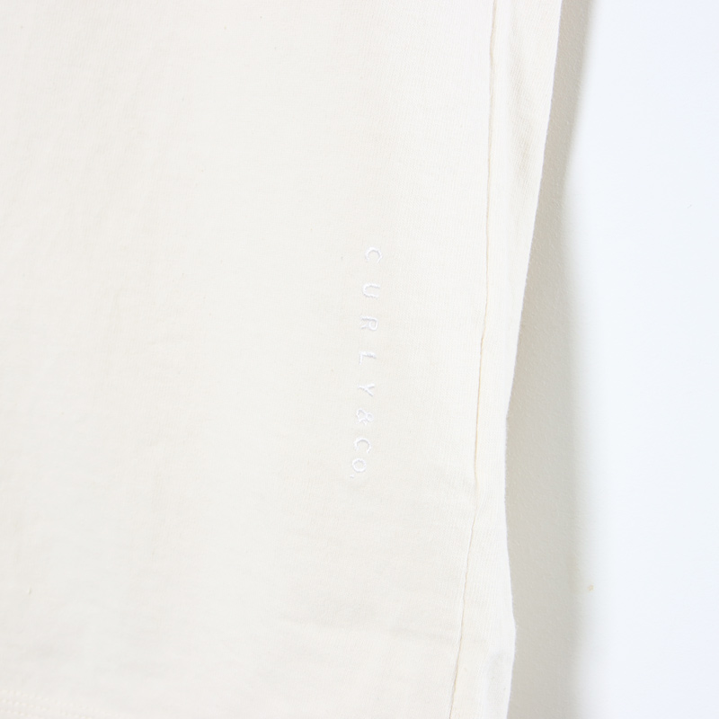 CURLY(꡼) AGED COTTON TEE L/S