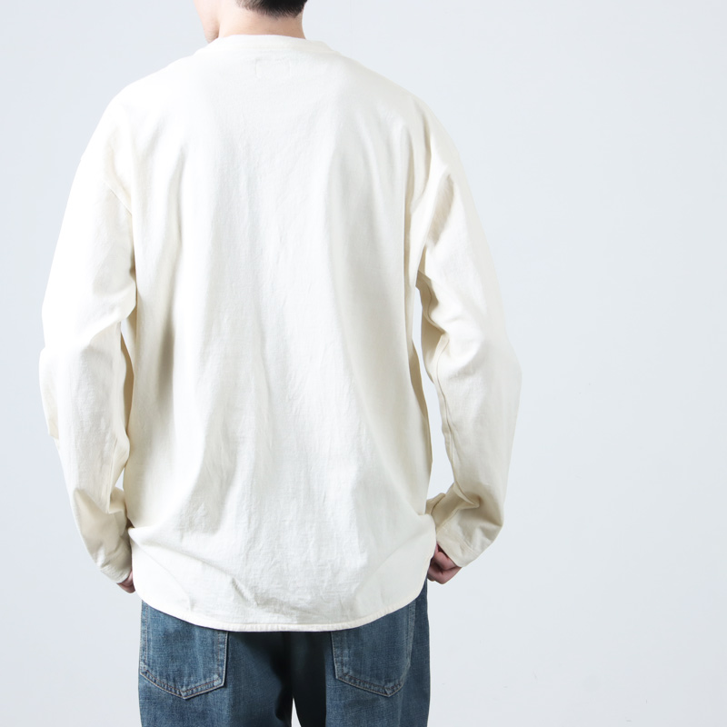 CURLY(꡼) AGED COTTON TEE L/S