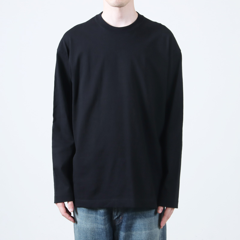 CURLY(꡼) AGED COTTON TEE L/S
