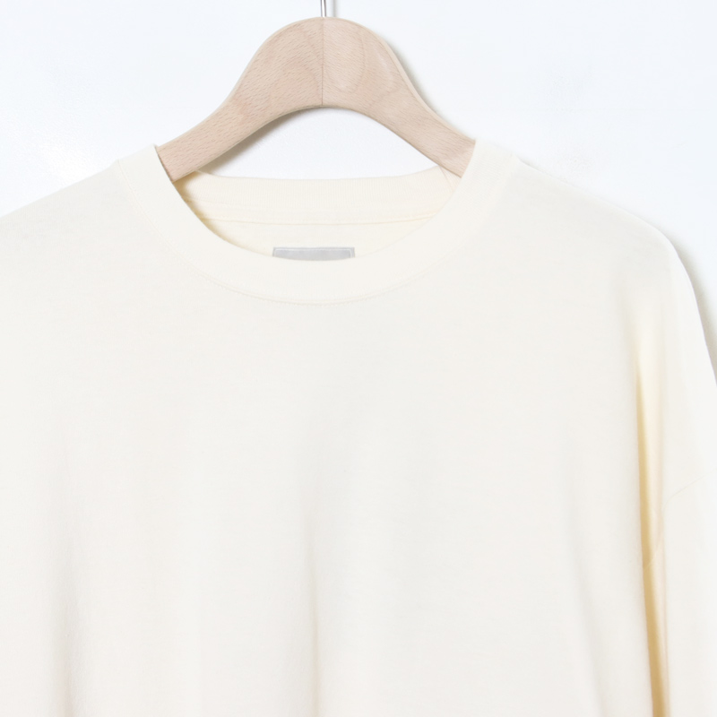 CURLY(꡼) AGED COTTON TEE L/S