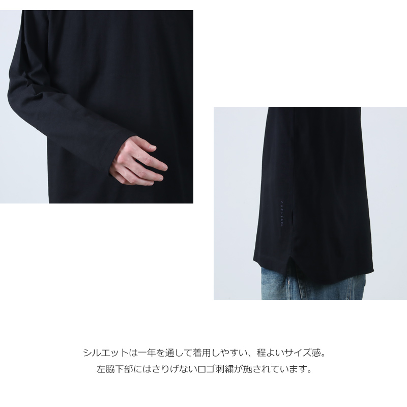 CURLY(꡼) AGED COTTON TEE L/S