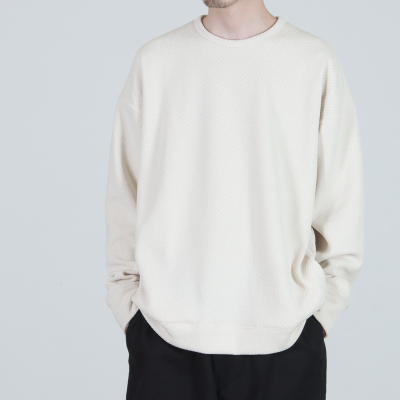 CURLY(꡼) MOLLE YARN TWILL KNIT P/O