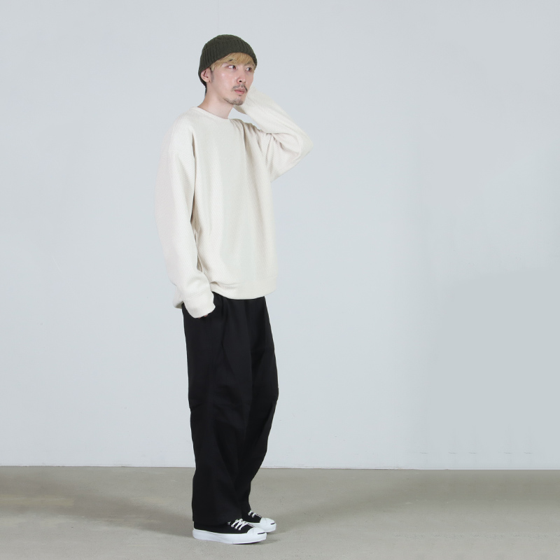 CURLY(꡼) MOLLE YARN TWILL KNIT P/O