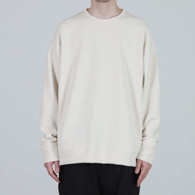 CURLY(꡼) MOLLE YARN TWILL KNIT P/O