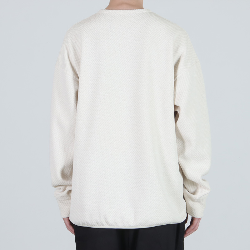 CURLY(꡼) MOLLE YARN TWILL KNIT P/O