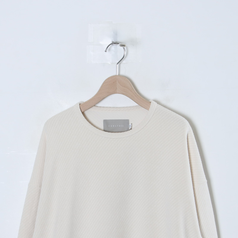 CURLY(꡼) MOLLE YARN TWILL KNIT P/O
