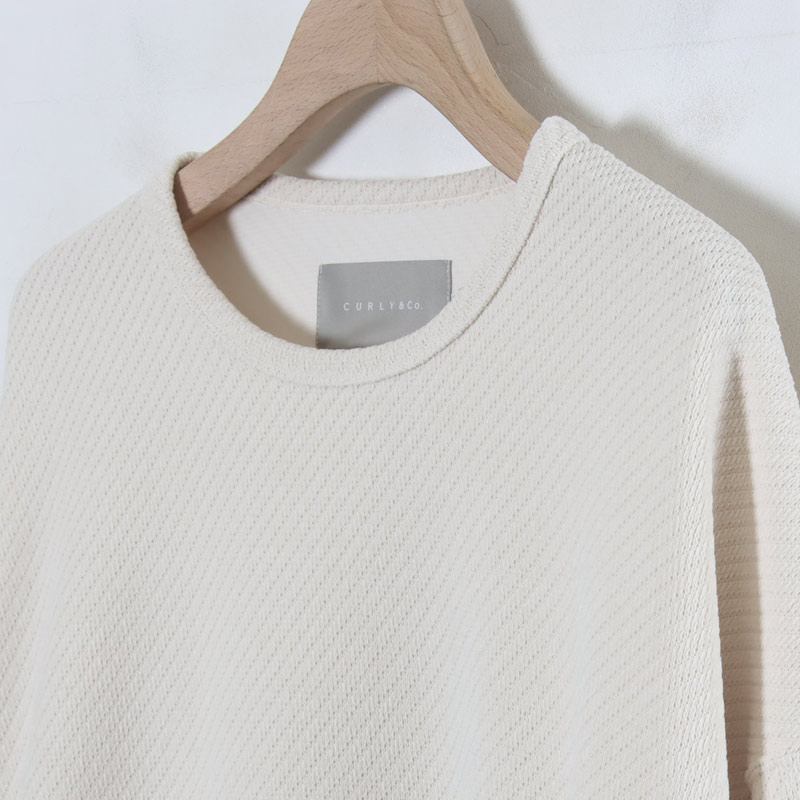 CURLY(꡼) MOLLE YARN TWILL KNIT P/O