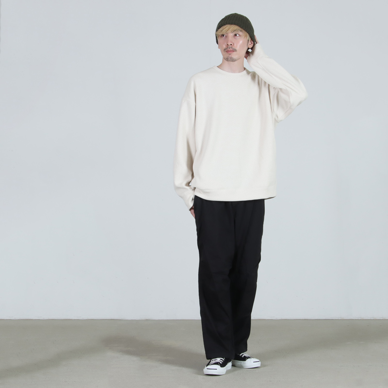 CURLY(꡼) MOLLE YARN TWILL KNIT P/O