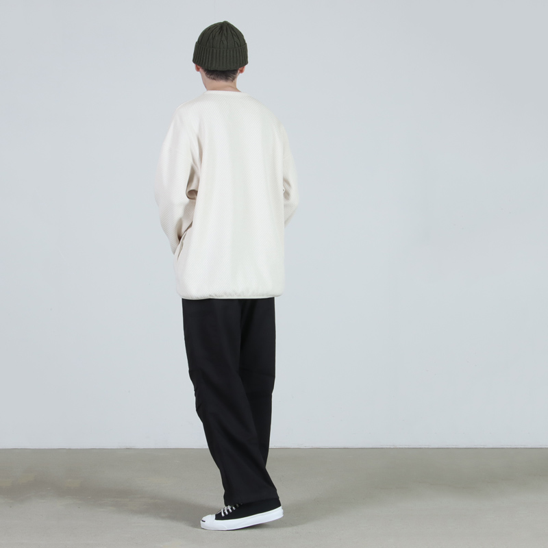 CURLY(꡼) MOLLE YARN TWILL KNIT P/O