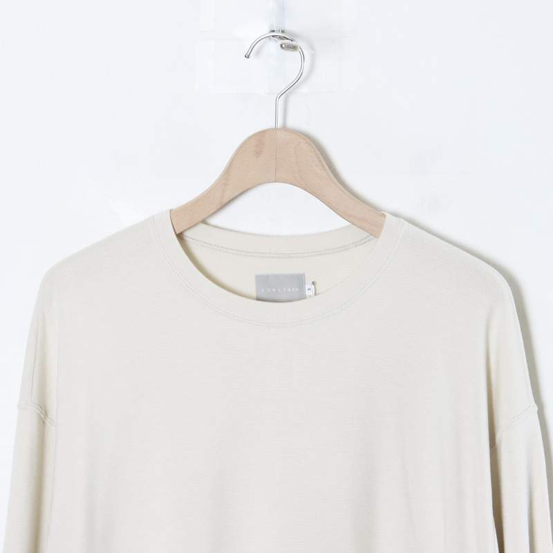CURLY(カーリー) PREMIEREWARM L/S TEE(crew-neck)
