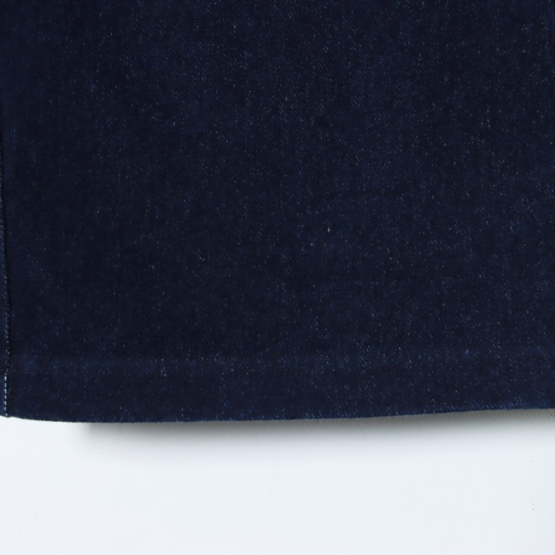 CURLY(�����꡼) KNIT DENIM 2 TUCK EZ WIDE SLACKS -INDIGO-