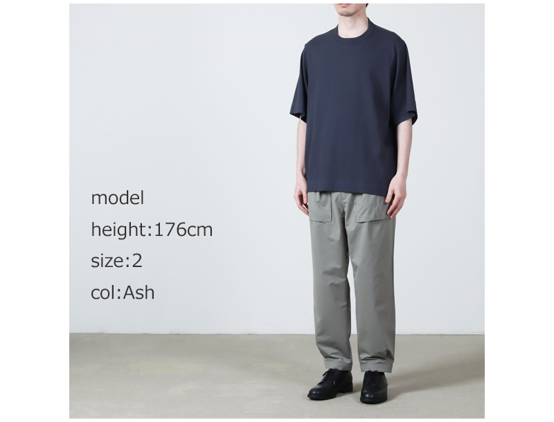 CURLY(�����꡼) ULTRA LIGHT TAFFETA HEM-TUCK PANTS