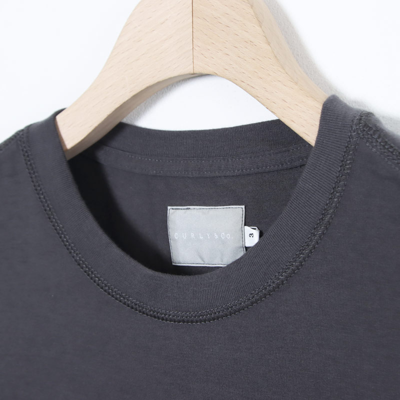 CURLY(�����꡼) BASIC COTTON CREW-NECK TEE