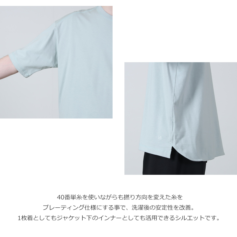 CURLY(�����꡼) BASIC COTTON CREW-NECK TEE