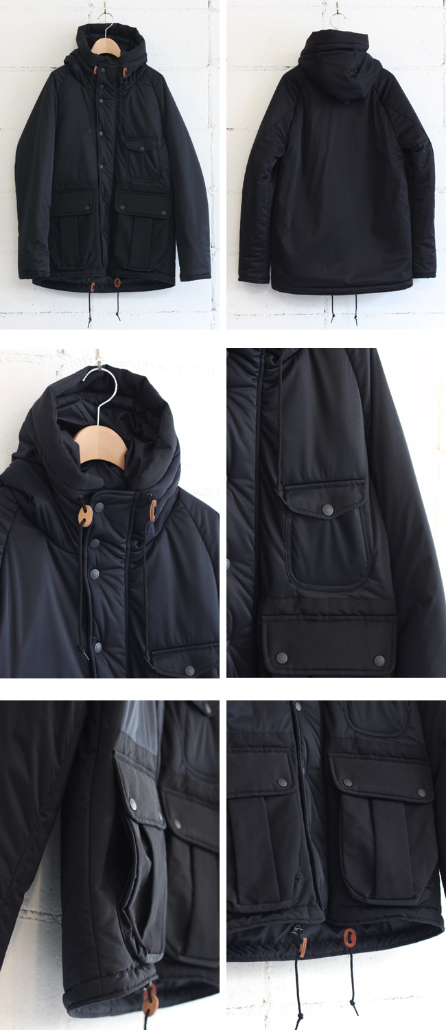 Curly HD ARCTIC JACKET col:BLACK - Cotyle (コチレ)