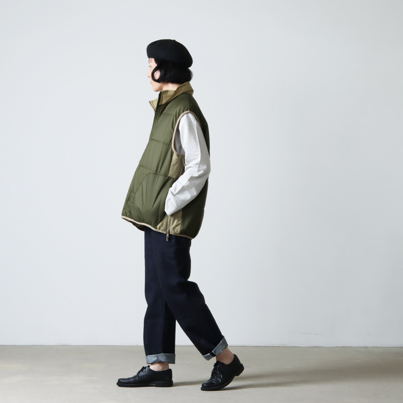 DAIWA PIER39 (ダイワピア39) TECH REVERSIBLE PULLOVER PUFF VEST for