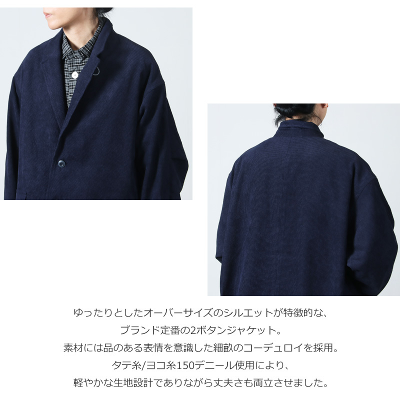 DAIWA PIER39(ԥ39) W's TECH LOOSE 2B JACKET CORDUROY