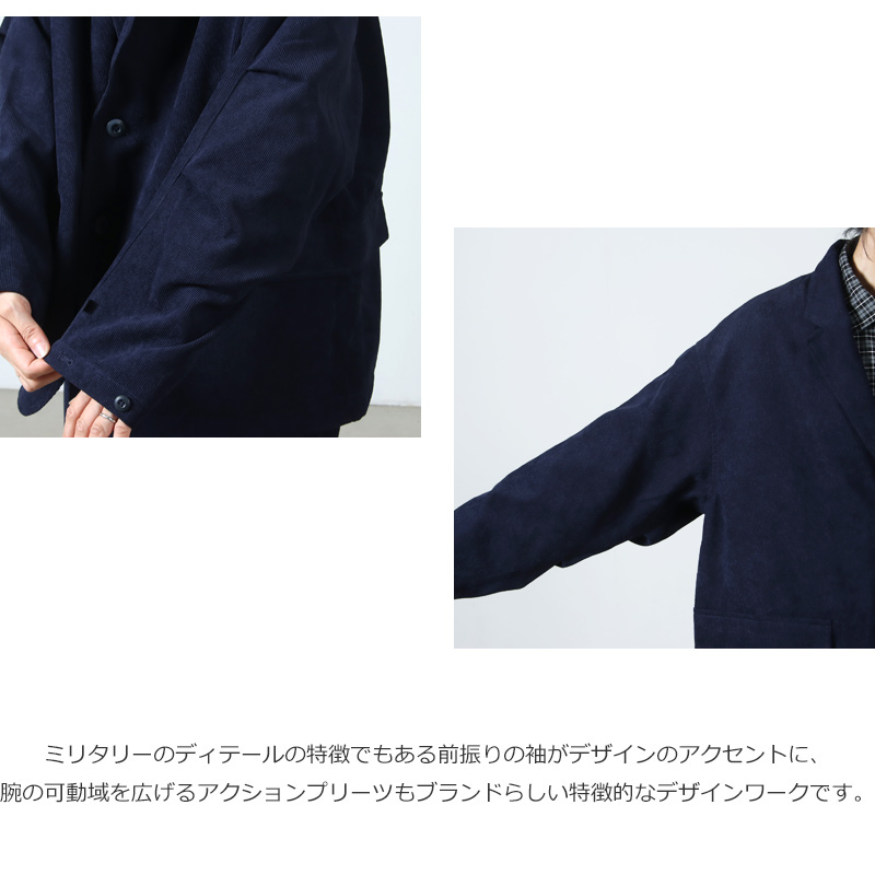 DAIWA PIER39(ԥ39) W's TECH LOOSE 2B JACKET CORDUROY