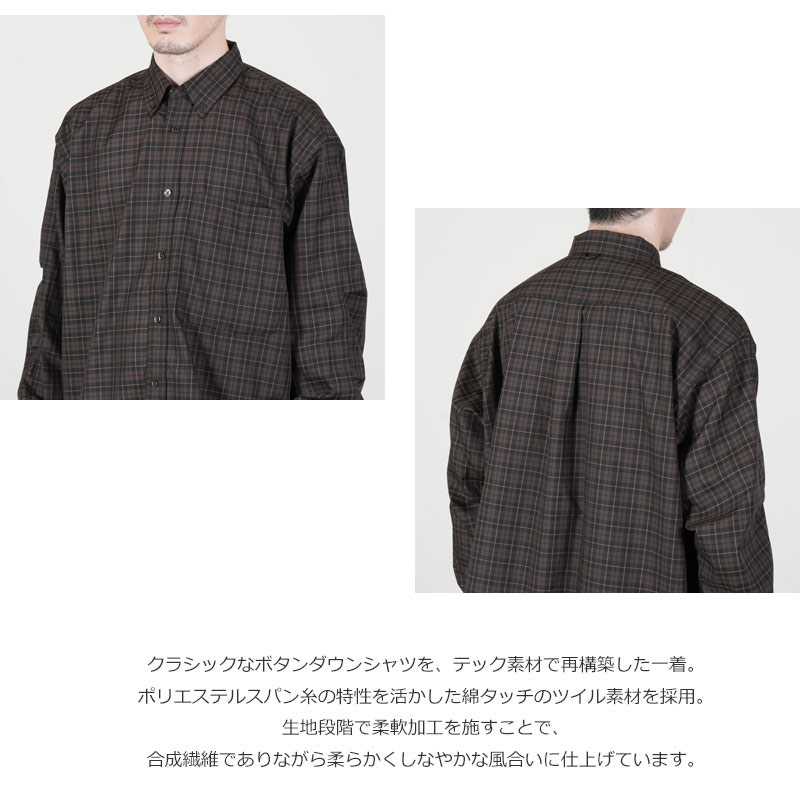 DAIWA PIER39(������ԥ�39) TECH BUTTON DOWN SHIRT L/S PLAIDS