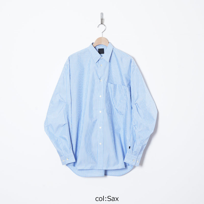 Daiwa pier39 長袖シャツ　ストライプ DAIWA PIER39 (ダイワピア39) TECH REGULAR COLLAR SHIRT L/S STRIPE