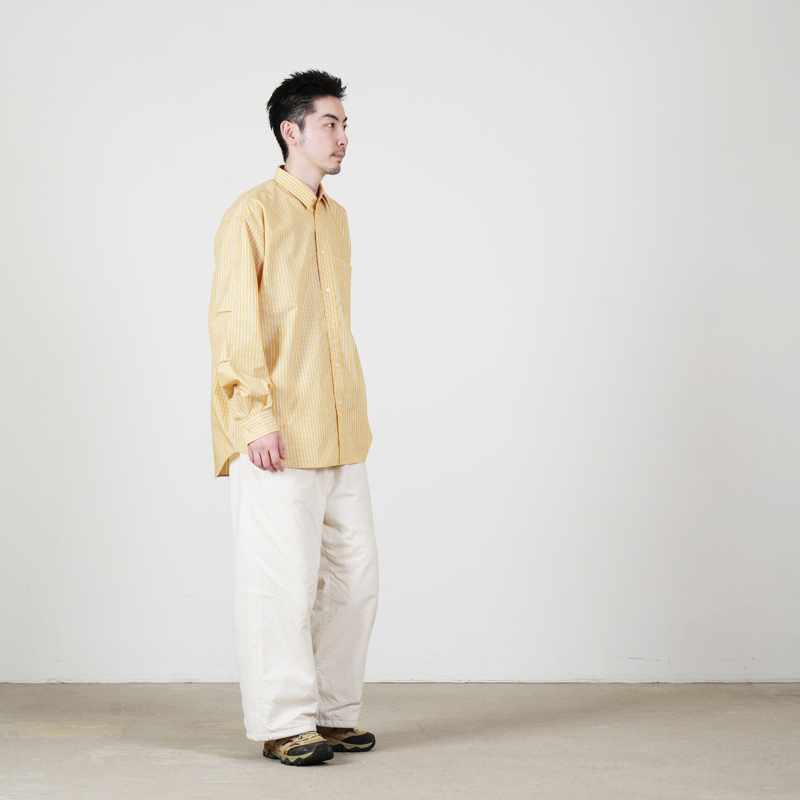 【DAIWA PIER39/ ダイワピア39】 レギュラーカラーシャツ(L) DAIWA PIER39 (ダイワピア39) TECH REGULAR COLLAR SHIRT L/S STRIPE