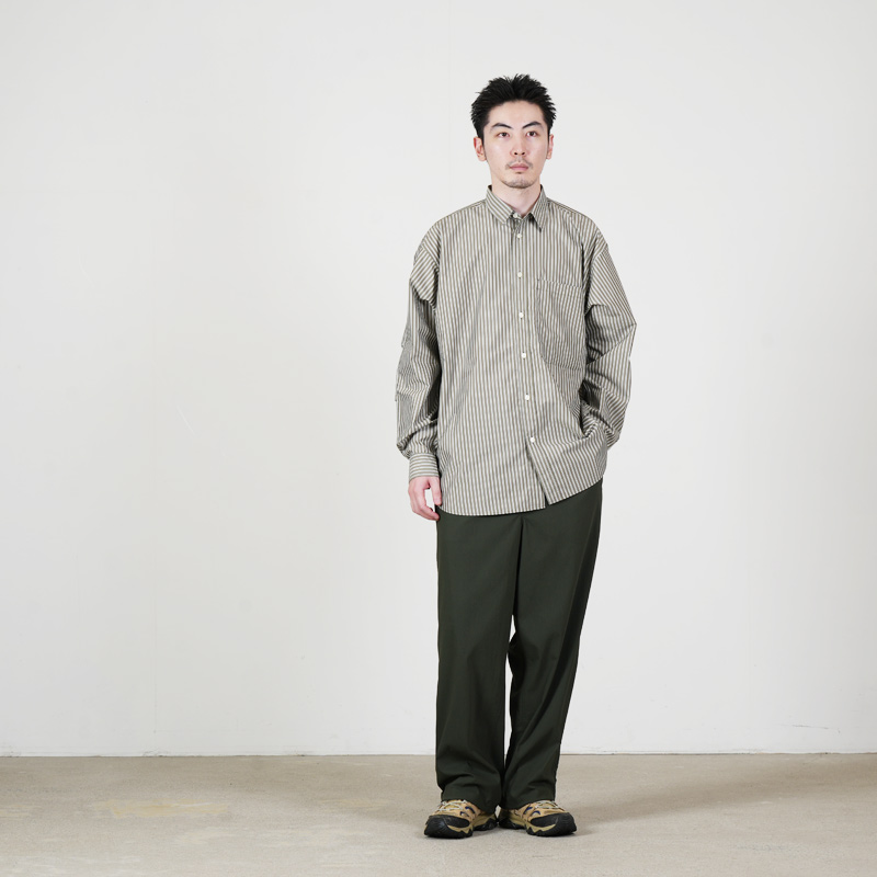DAIWA PIER39(������ԥ�39) TECH REGULAR COLLAR SHIRT L/S STRIPE