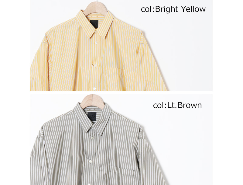 DAIWA PIER39(������ԥ�39) TECH REGULAR COLLAR SHIRT L/S STRIPE
