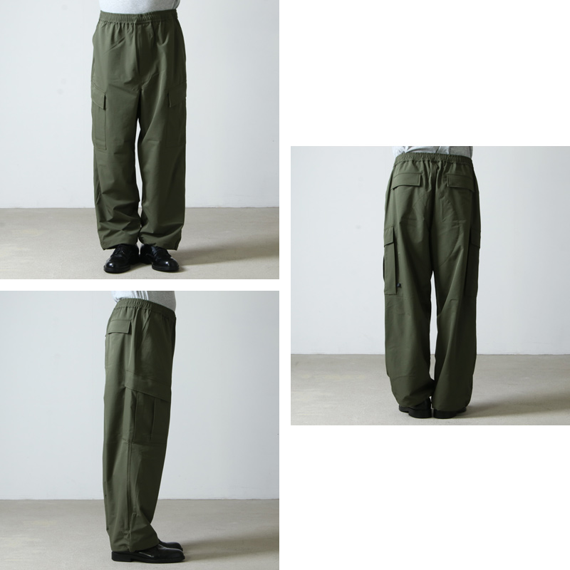 DAIWA PIER39 LOOSE STRETCH 6P MIL PANTS - ワークパンツ/カーゴパンツ