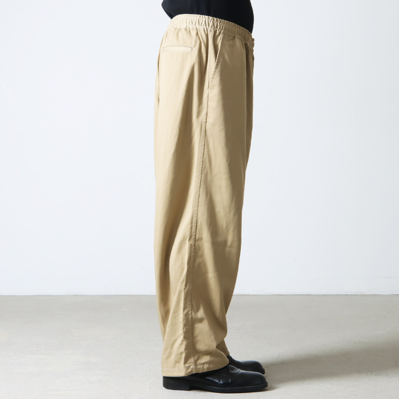 TECH EASY 2P TROUSERS TWILL #ECRU-