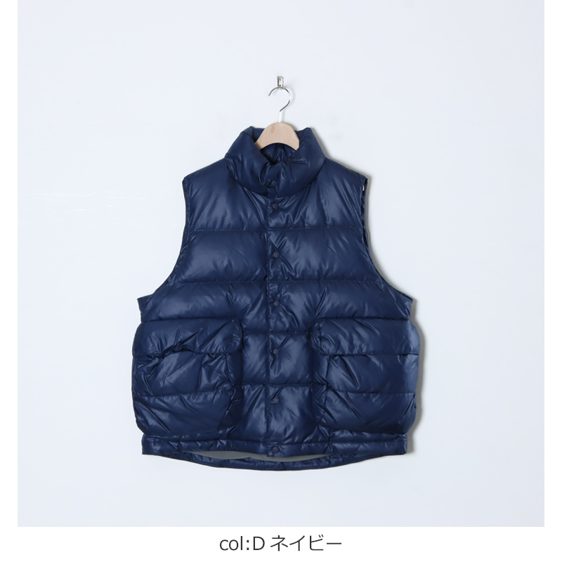 DAIWA PIER39 (ダイワピア39) TECH BACK PACKER DOWN VEST / テックバックパッカーダウンベスト