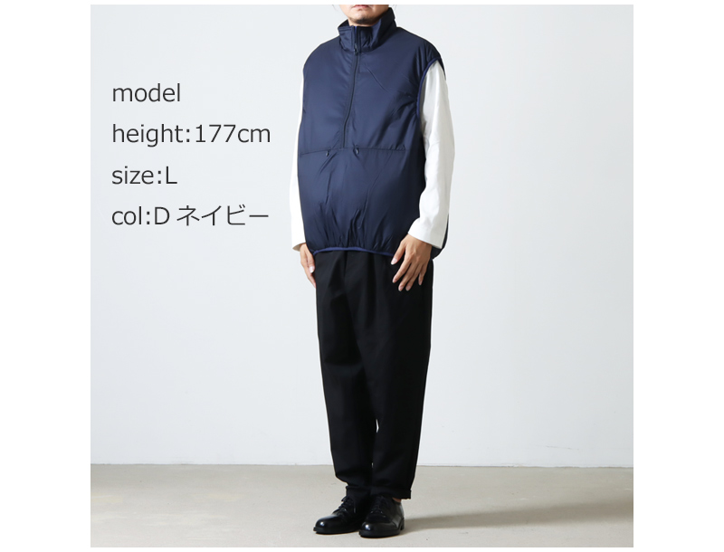 DAIWA PIER39 (ダイワピア39) TECH REVERSIBLE PULLOVER PUFF VEST