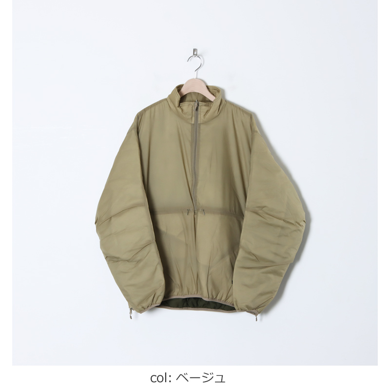 DAIWA PIER39 (ダイワピア39) TECH REVERSIBLE PULLOVER PUFF JACKET 