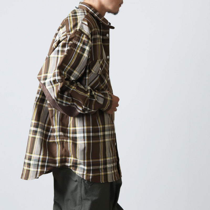 DAIWA PIER39 (ダイワピア39) TECH ELBOW PATCH WORK SHIRTS FLANNEL