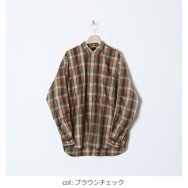 daiwa pier39 テックレギュラーカラーシャツ L ブラウン - シャツ