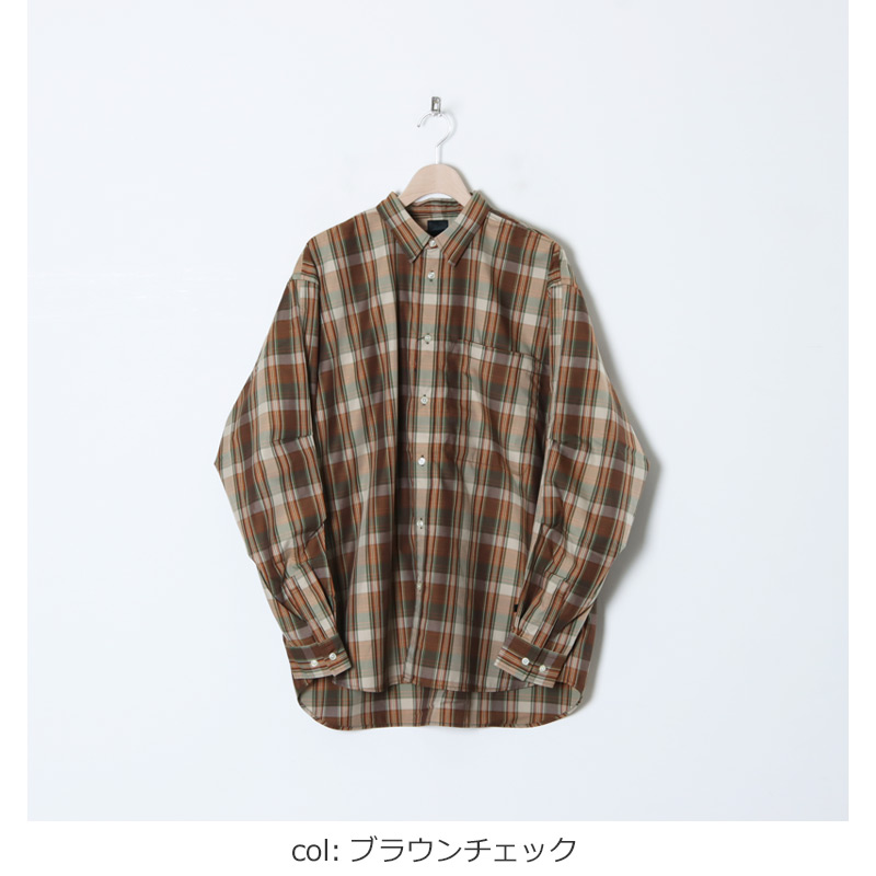 DAIWA PIER39 (ダイワピア39) TECH REGULAR COLLAR SHIRTS L/S PLAIDS ...