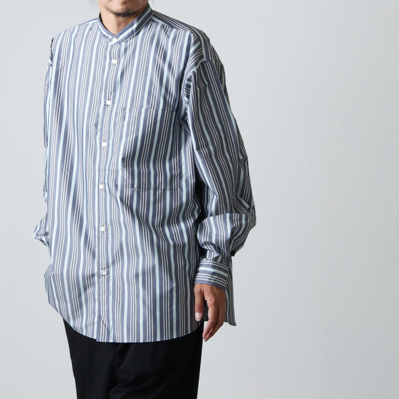 DAIWA PIER39 TECH WORK SHIRTS ストライプ M-